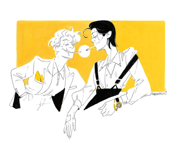 Advertising illustration for Klasse14 watches